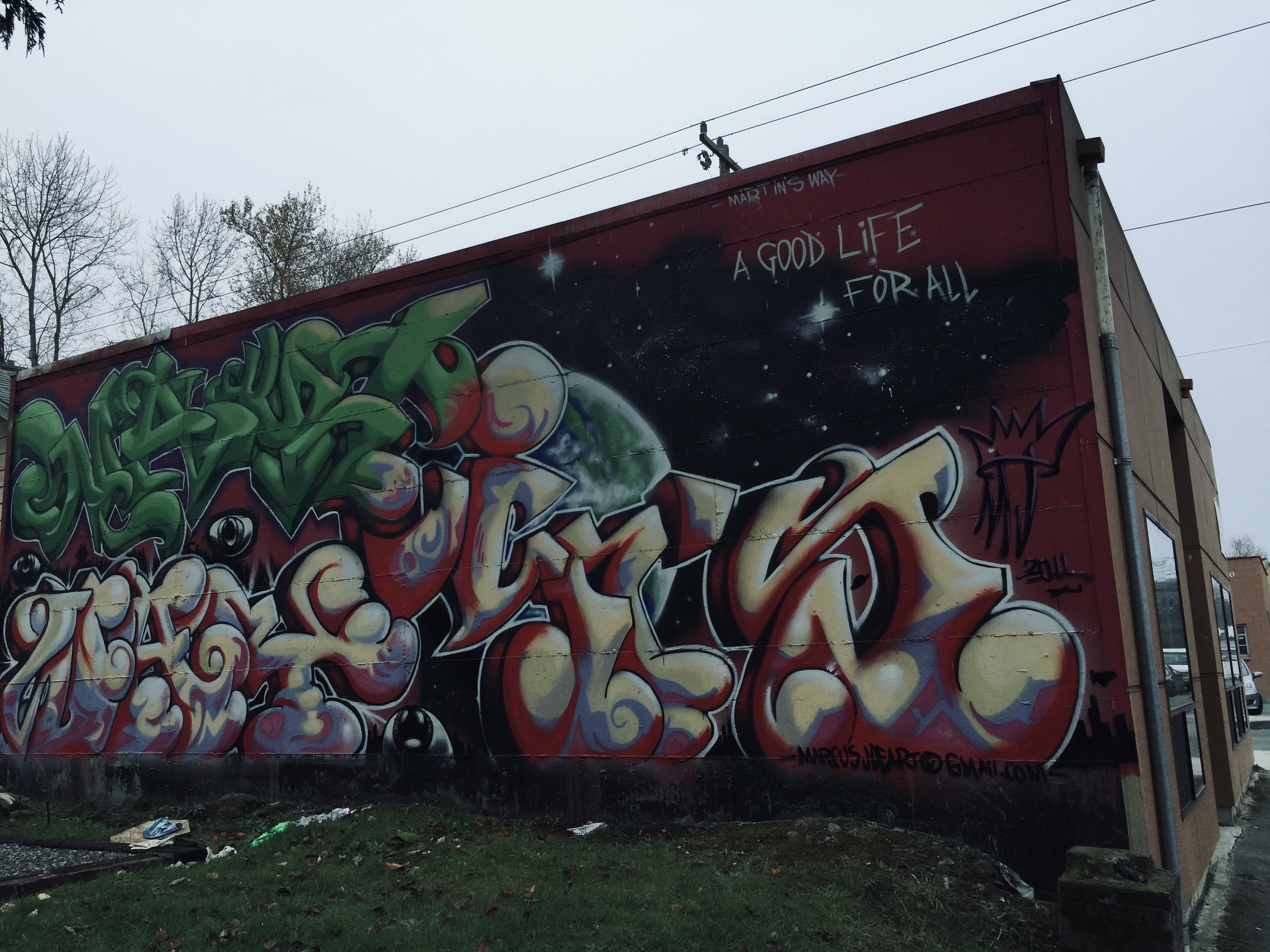 Martin's Way mural